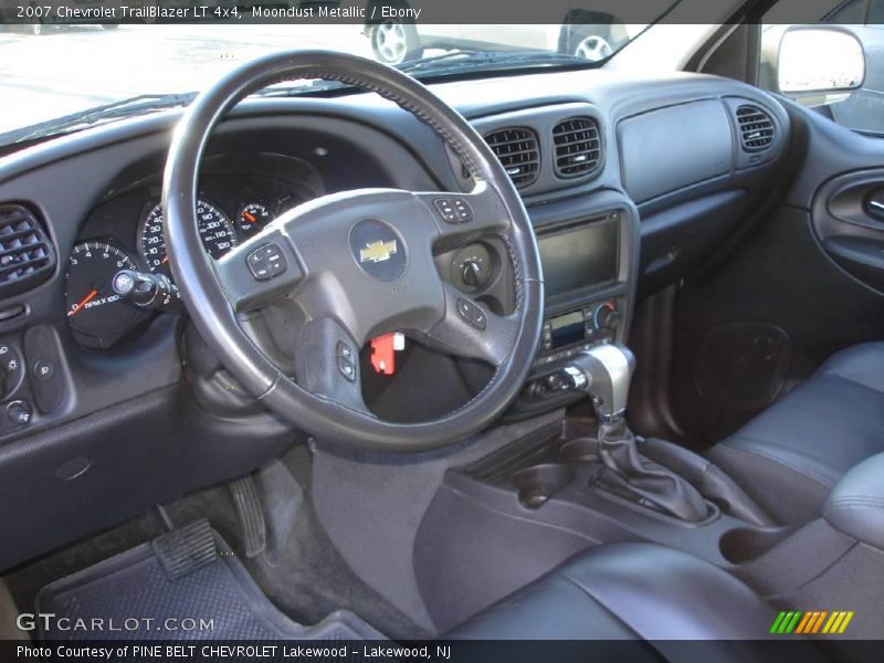 Moondust Metallic / Ebony 2007 Chevrolet TrailBlazer LT 4x4