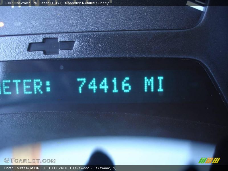 Moondust Metallic / Ebony 2007 Chevrolet TrailBlazer LT 4x4
