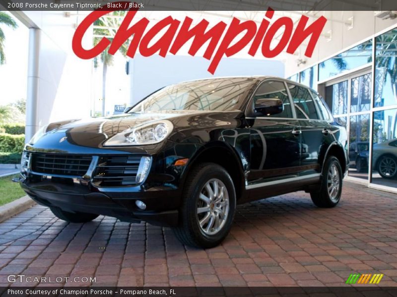 Black / Black 2008 Porsche Cayenne Tiptronic