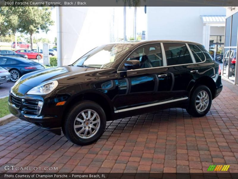 Black / Black 2008 Porsche Cayenne Tiptronic