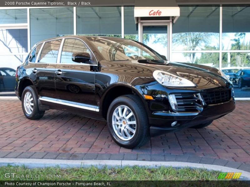 Black / Black 2008 Porsche Cayenne Tiptronic