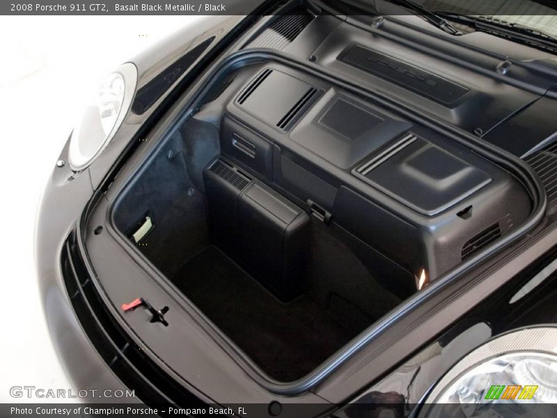 Basalt Black Metallic / Black 2008 Porsche 911 GT2