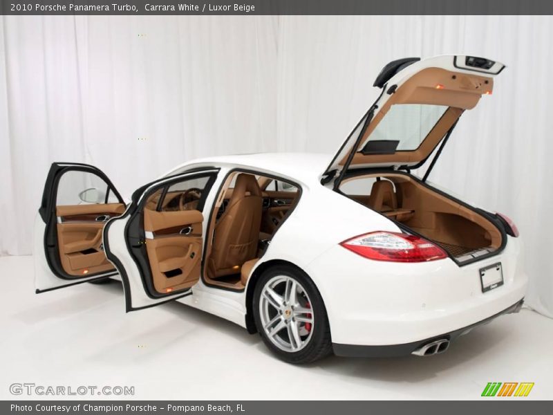 Carrara White / Luxor Beige 2010 Porsche Panamera Turbo