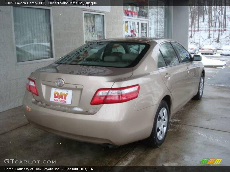 Desert Sand Metallic / Bisque 2009 Toyota Camry XLE