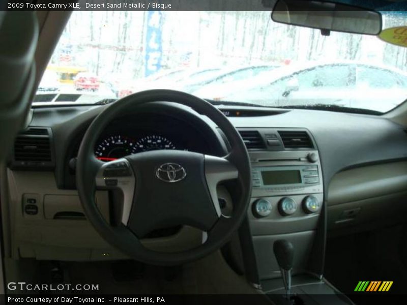 Desert Sand Metallic / Bisque 2009 Toyota Camry XLE