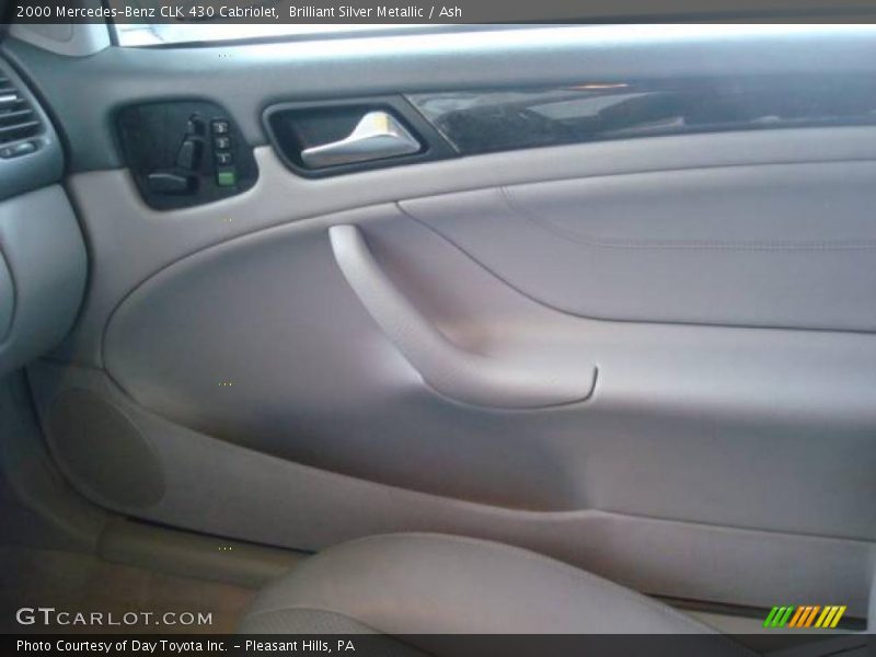 Brilliant Silver Metallic / Ash 2000 Mercedes-Benz CLK 430 Cabriolet