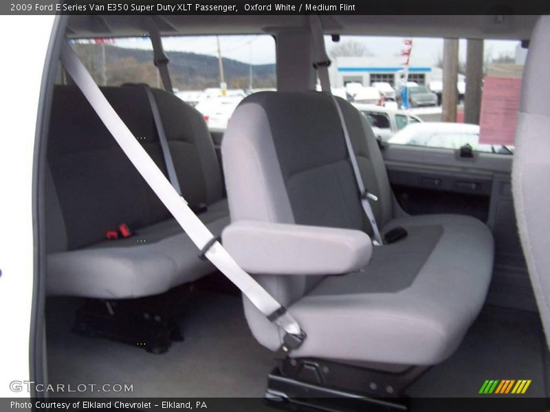 Oxford White / Medium Flint 2009 Ford E Series Van E350 Super Duty XLT Passenger