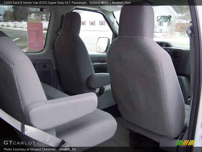 Oxford White / Medium Flint 2009 Ford E Series Van E350 Super Duty XLT Passenger
