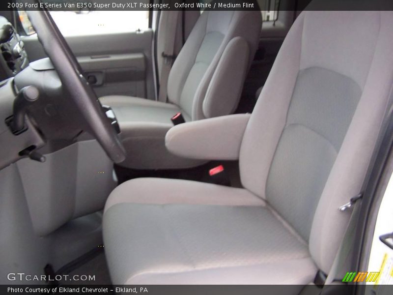 Oxford White / Medium Flint 2009 Ford E Series Van E350 Super Duty XLT Passenger