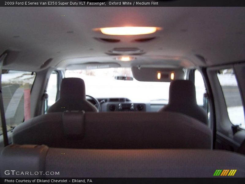 Oxford White / Medium Flint 2009 Ford E Series Van E350 Super Duty XLT Passenger