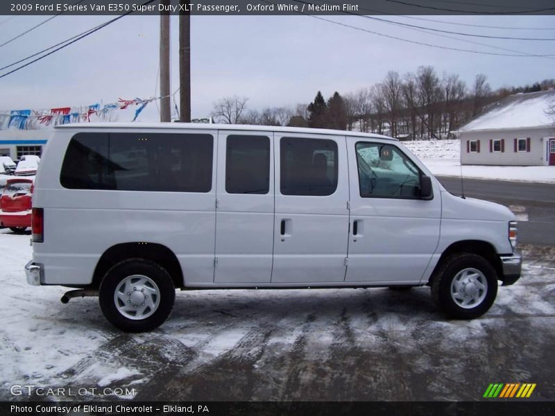 Oxford White / Medium Flint 2009 Ford E Series Van E350 Super Duty XLT Passenger