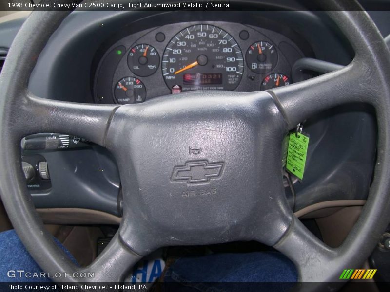 Light Autumnwood Metallic / Neutral 1998 Chevrolet Chevy Van G2500 Cargo
