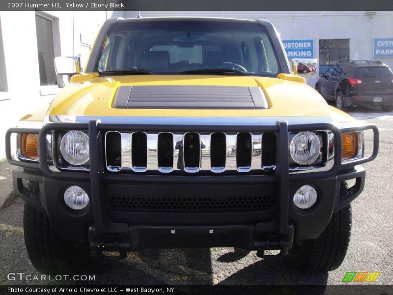 Yellow / Ebony Black 2007 Hummer H3