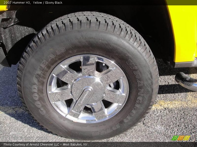 Yellow / Ebony Black 2007 Hummer H3