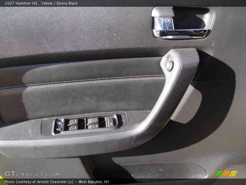 Yellow / Ebony Black 2007 Hummer H3