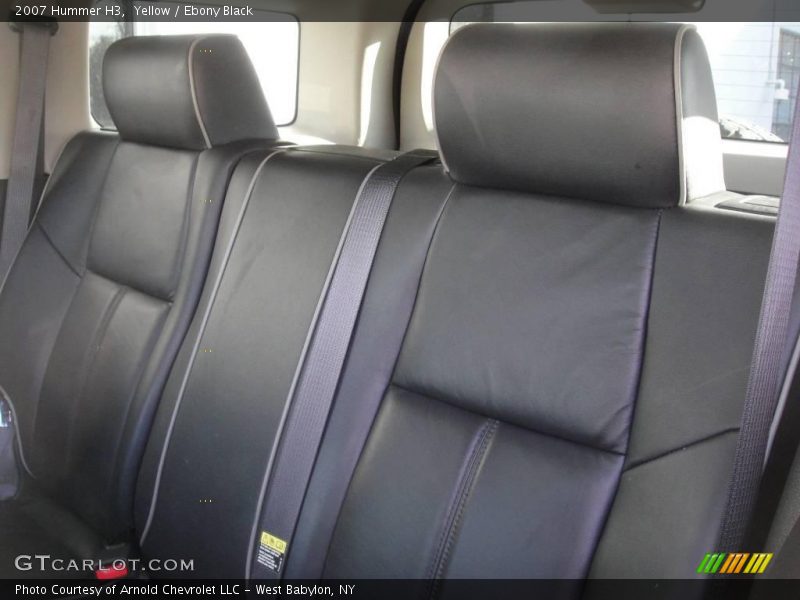 Yellow / Ebony Black 2007 Hummer H3