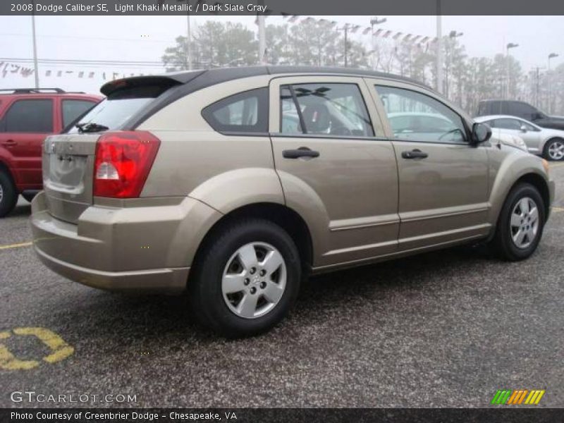 Light Khaki Metallic / Dark Slate Gray 2008 Dodge Caliber SE