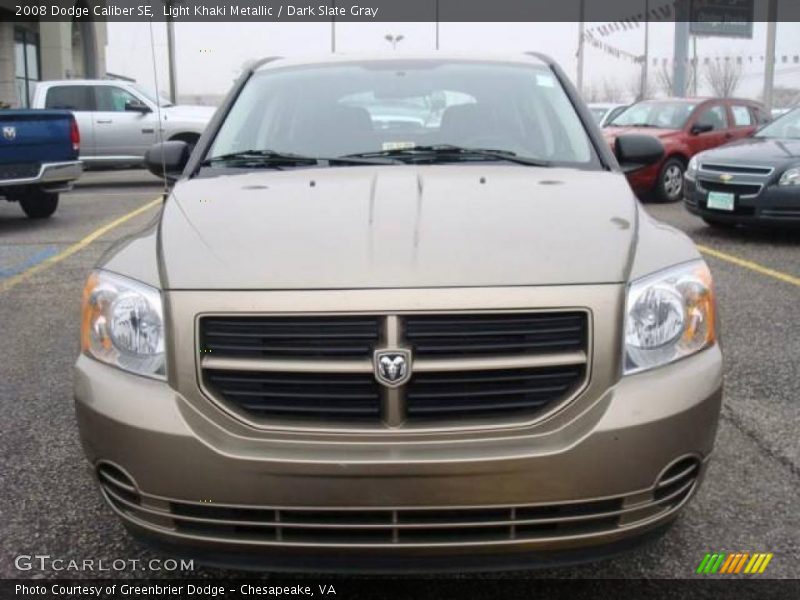 Light Khaki Metallic / Dark Slate Gray 2008 Dodge Caliber SE