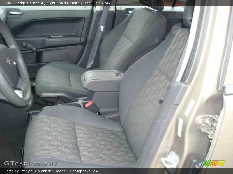 Light Khaki Metallic / Dark Slate Gray 2008 Dodge Caliber SE