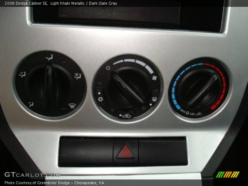 Light Khaki Metallic / Dark Slate Gray 2008 Dodge Caliber SE