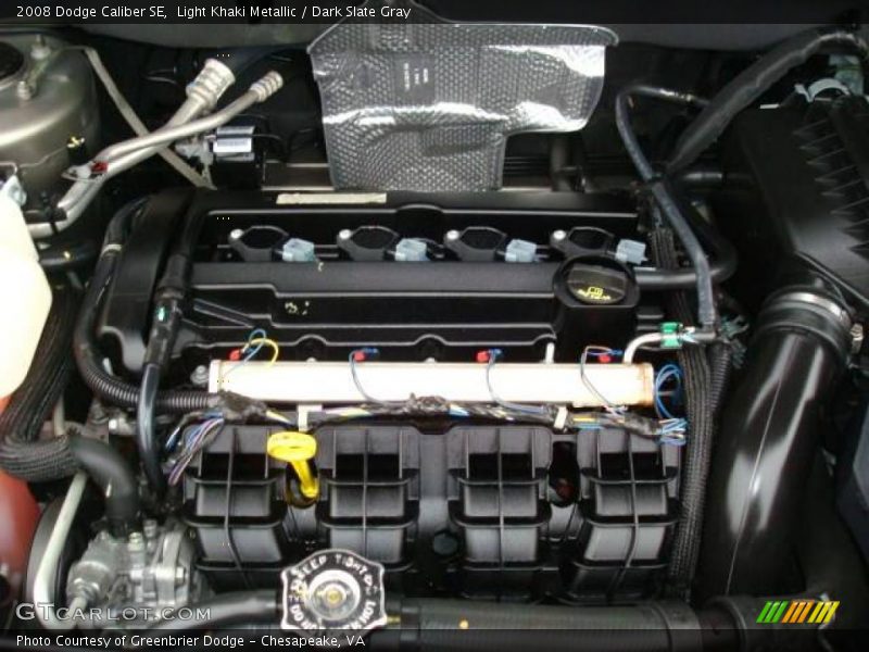 Light Khaki Metallic / Dark Slate Gray 2008 Dodge Caliber SE