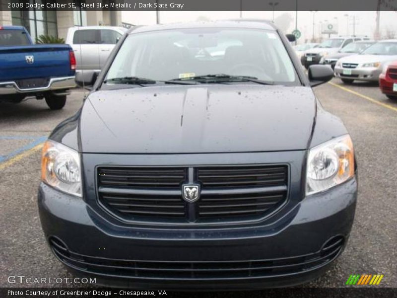 Steel Blue Metallic / Dark Slate Gray 2008 Dodge Caliber SE