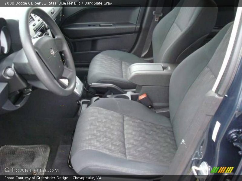 Steel Blue Metallic / Dark Slate Gray 2008 Dodge Caliber SE