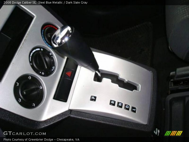 Steel Blue Metallic / Dark Slate Gray 2008 Dodge Caliber SE