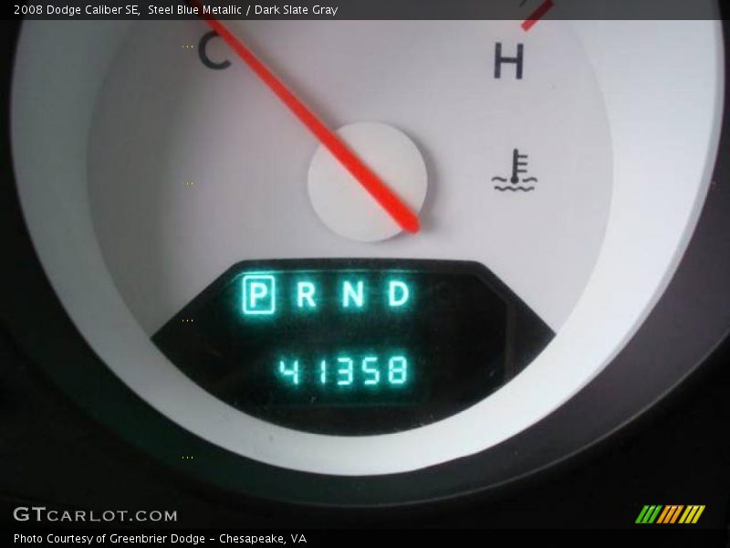Steel Blue Metallic / Dark Slate Gray 2008 Dodge Caliber SE
