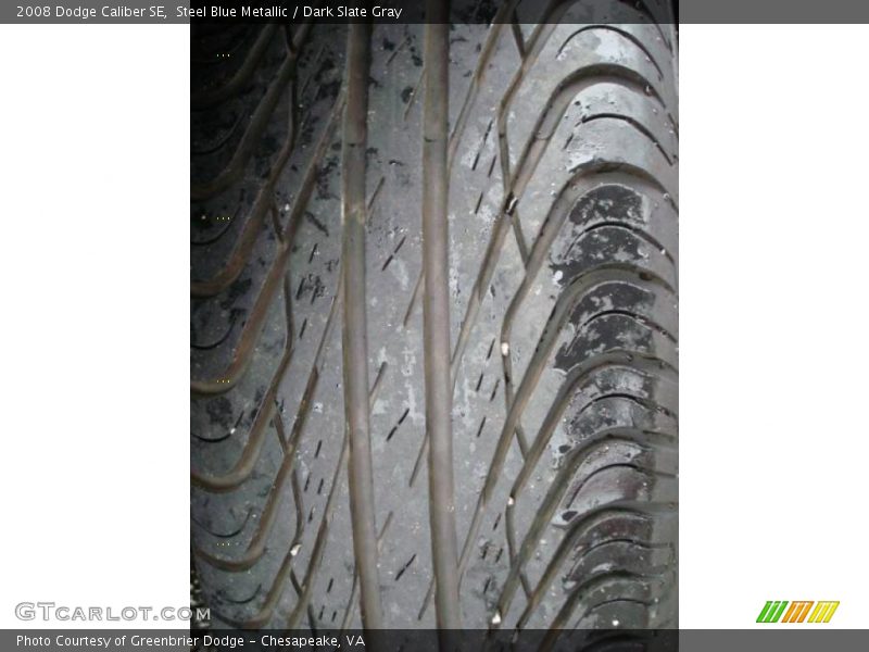 Steel Blue Metallic / Dark Slate Gray 2008 Dodge Caliber SE