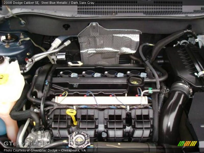 Steel Blue Metallic / Dark Slate Gray 2008 Dodge Caliber SE