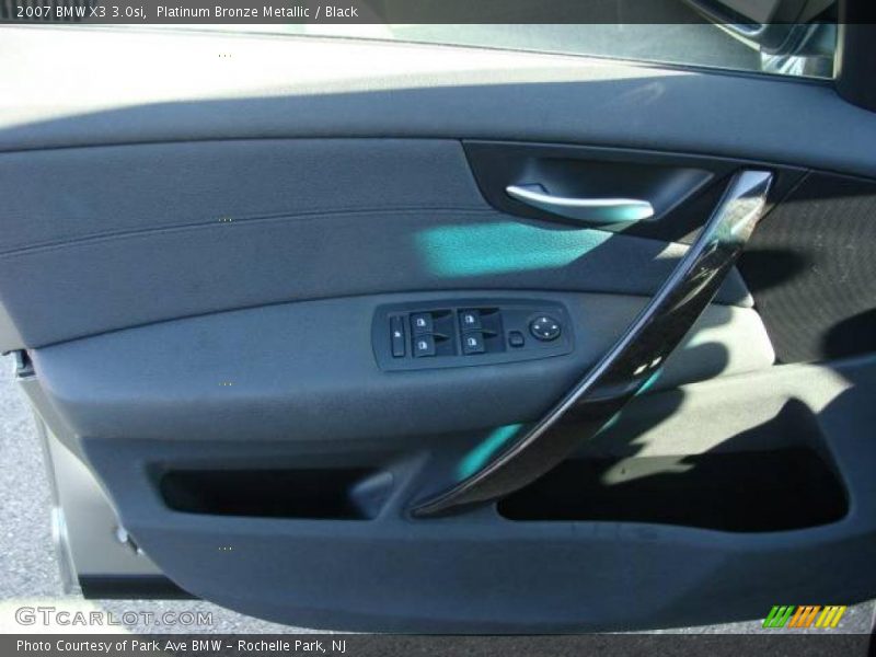Platinum Bronze Metallic / Black 2007 BMW X3 3.0si