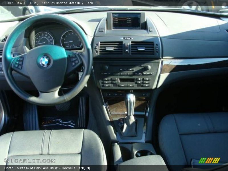 Platinum Bronze Metallic / Black 2007 BMW X3 3.0si