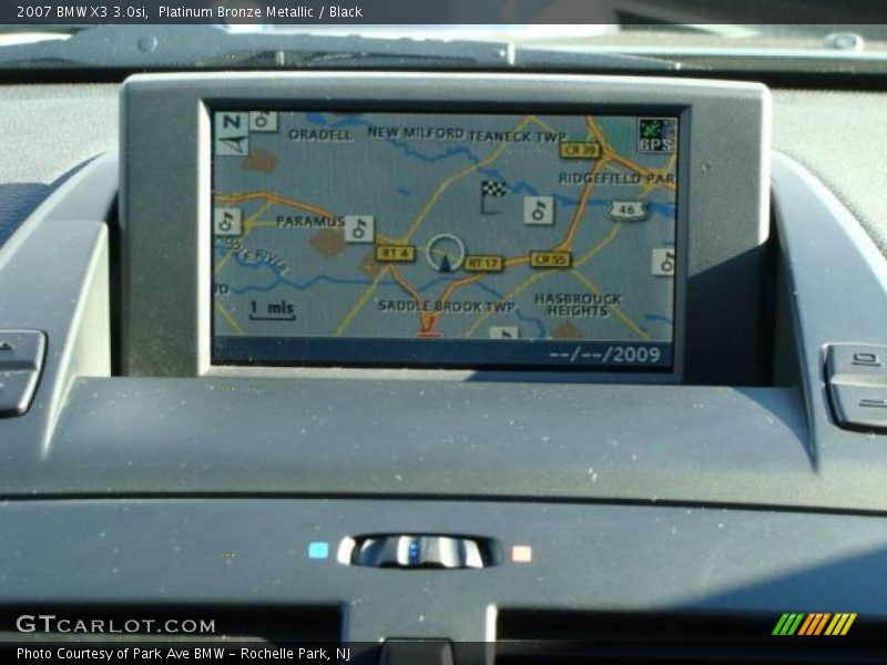 Platinum Bronze Metallic / Black 2007 BMW X3 3.0si