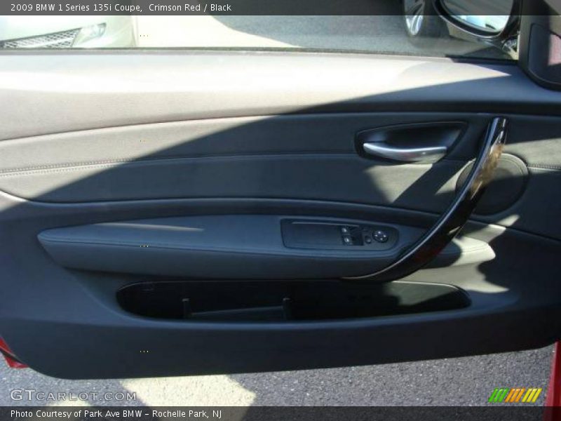 Crimson Red / Black 2009 BMW 1 Series 135i Coupe