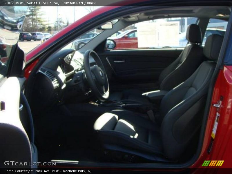 Crimson Red / Black 2009 BMW 1 Series 135i Coupe