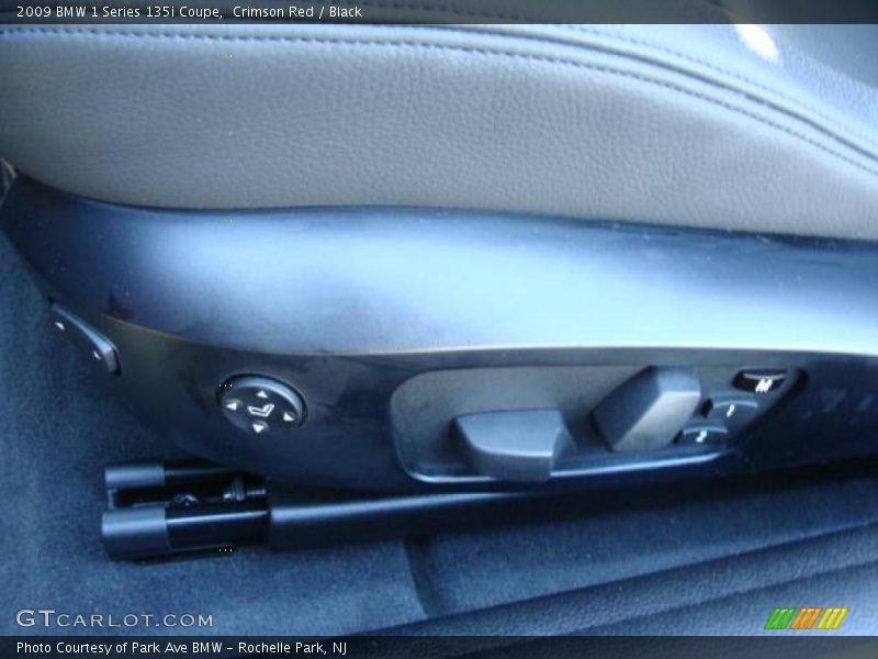 Crimson Red / Black 2009 BMW 1 Series 135i Coupe