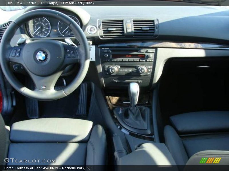 Crimson Red / Black 2009 BMW 1 Series 135i Coupe
