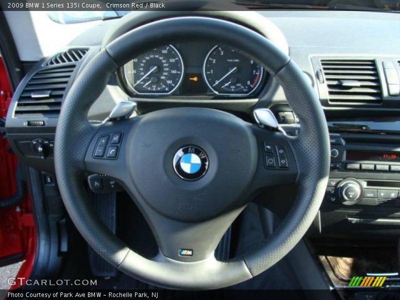 Crimson Red / Black 2009 BMW 1 Series 135i Coupe