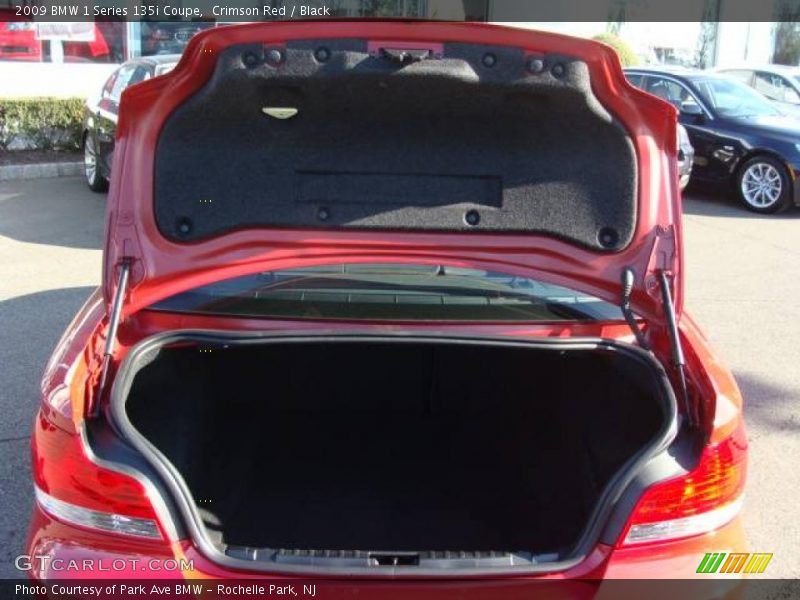 Crimson Red / Black 2009 BMW 1 Series 135i Coupe