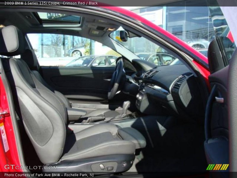 Crimson Red / Black 2009 BMW 1 Series 135i Coupe