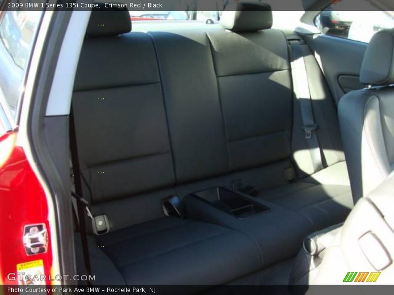 Crimson Red / Black 2009 BMW 1 Series 135i Coupe