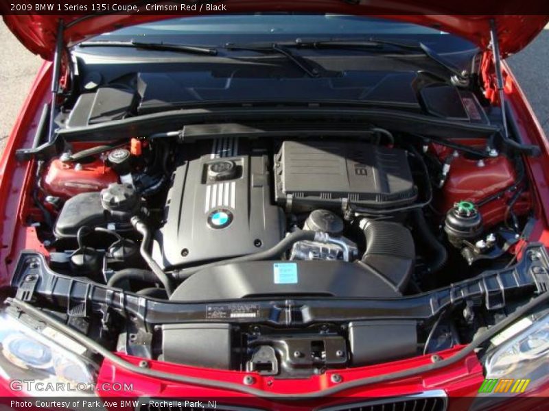 Crimson Red / Black 2009 BMW 1 Series 135i Coupe