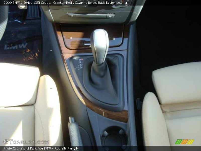 Crimson Red / Savanna Beige/Black Boston Leather 2009 BMW 1 Series 135i Coupe