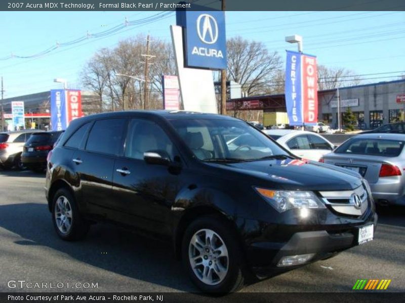 Formal Black Pearl / Parchment 2007 Acura MDX Technology