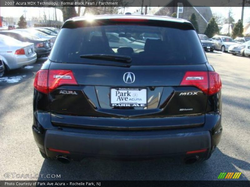 Formal Black Pearl / Parchment 2007 Acura MDX Technology