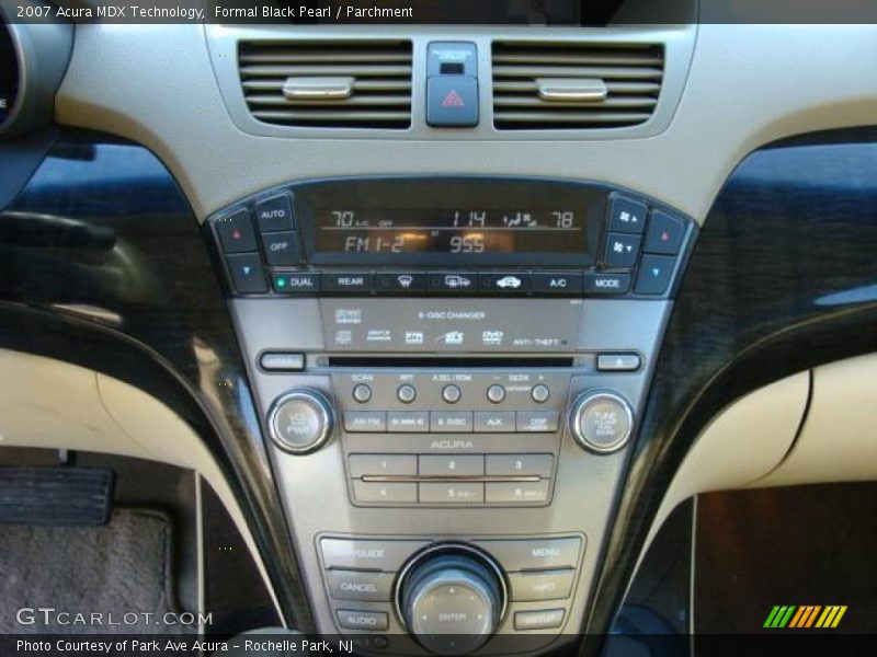 Formal Black Pearl / Parchment 2007 Acura MDX Technology