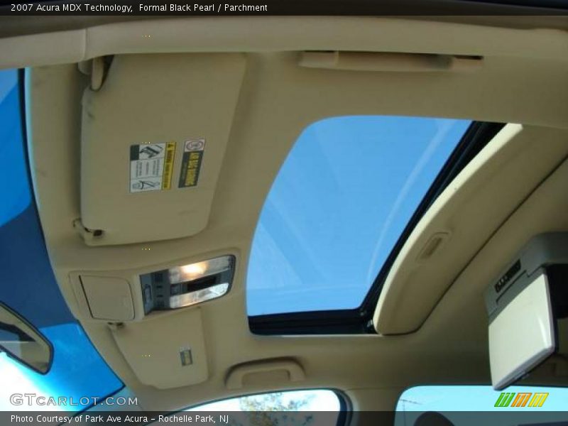 Formal Black Pearl / Parchment 2007 Acura MDX Technology