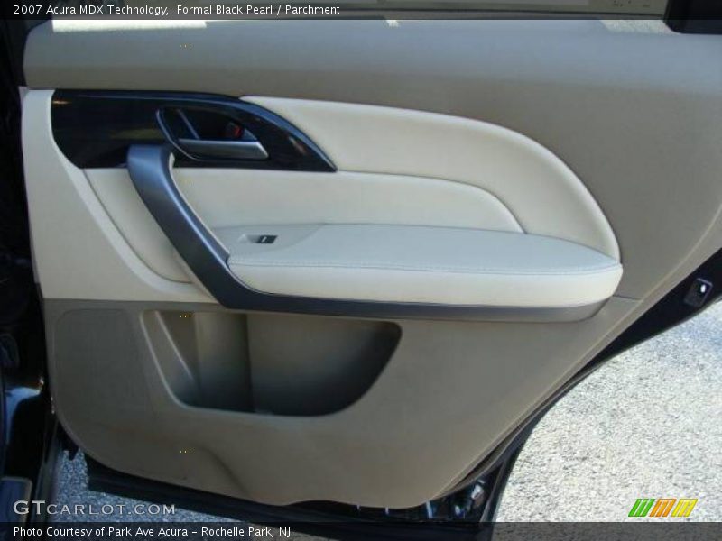 Formal Black Pearl / Parchment 2007 Acura MDX Technology