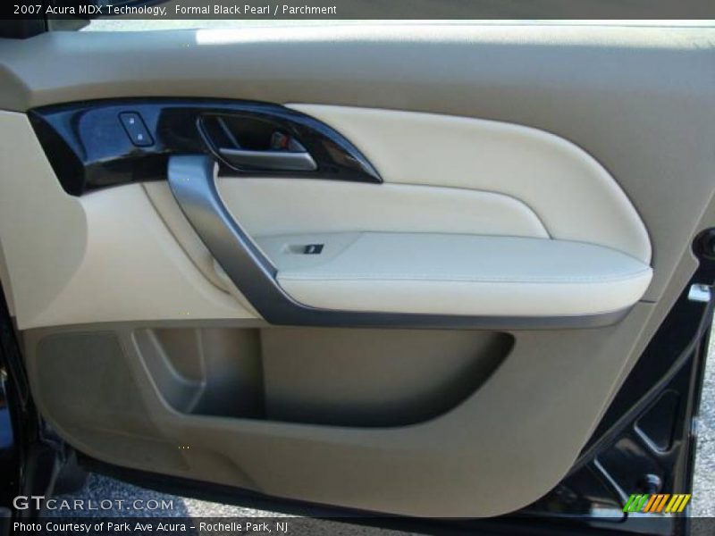 Formal Black Pearl / Parchment 2007 Acura MDX Technology